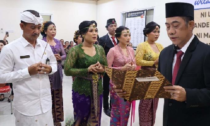 Enam PPAT Resmi Dilantik di Kabupaten Bangli