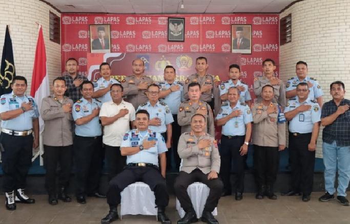 Polres Tapteng dan Polres Sibolga Jalin Kerjasama Dengan Lapas Kelas II A Sibolga 