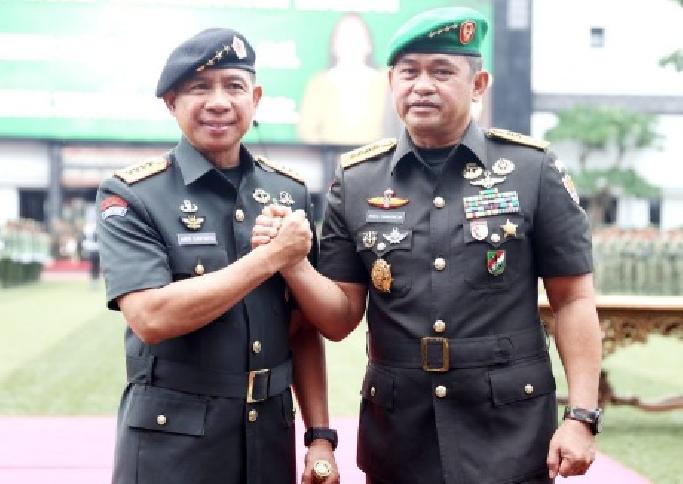 Sertijab Kasad Jenderal TNI Maruli Simanjuntak, M.Sc