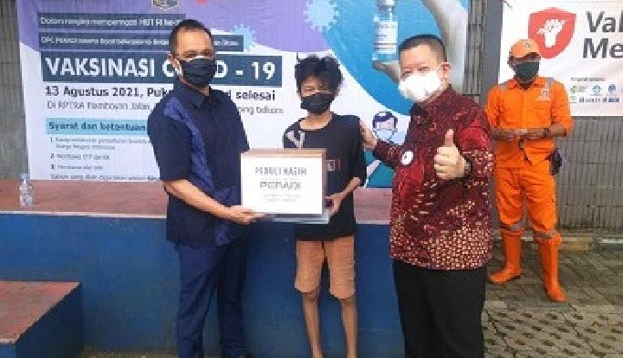 Vaksin Peduli Kasih Bersama DPC Peradi SAI Jakbar