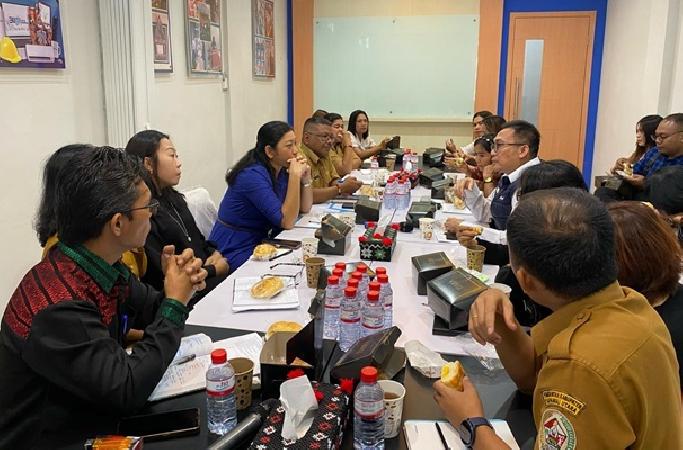 Rakor Dekranasda Kabupaten Taput di Rumah BUMN Tarutung