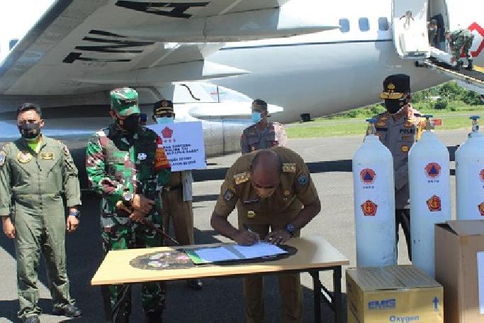 Kodam XVIII/Kasuari Terima Bantuan Alkes