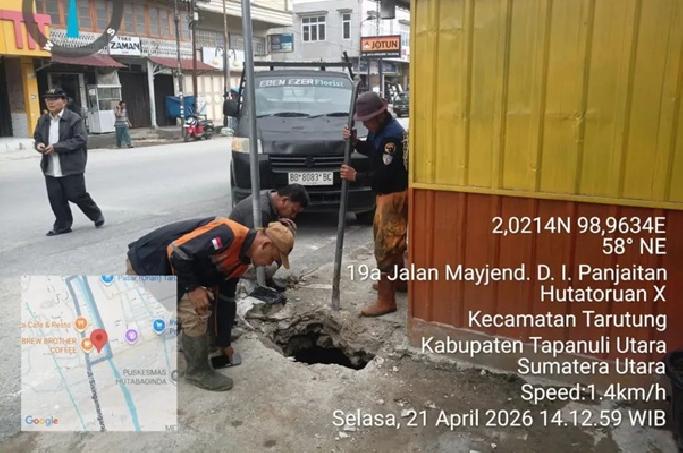 Tangani Banjir Secara Bertahap, Pemkab Taput Fokus Normalisasi Drainase di Tarutung