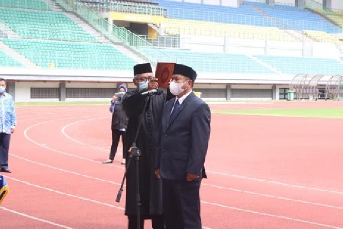 Walikota Bekasi Lantik Dirut Perumda Tirta Patriot Periode 2021-2026