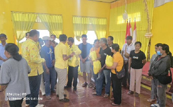 Rayakan HUT ke-61, Golkar Bangli Gelar Donor Darah dan Bagi Sembako