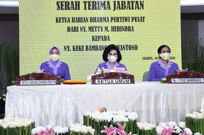 Serah Terima Jabatan Ketua Harian Dharma Pertiwi