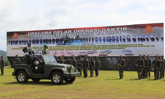 Pangdam XVII/Cenderawasih Buka Operasi Gaktib dan Yustisi Polisi Militer