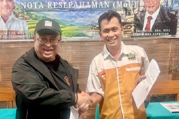 ASPRINDO–PBI Gerbang Massa Teken MoU, Targetkan Sinergi BUMDes dan Pengusaha Perkuat Ekonomi Desa