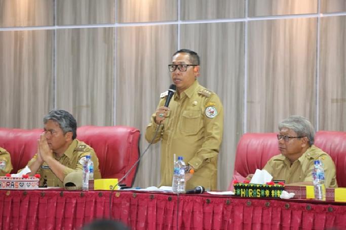 Bupati dan Wabup Taput Hadiri Rakor PPL