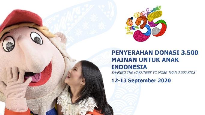 Dufan Bersama Mitra Bagikan Ribuan Mainan Ke Panti Asuhan