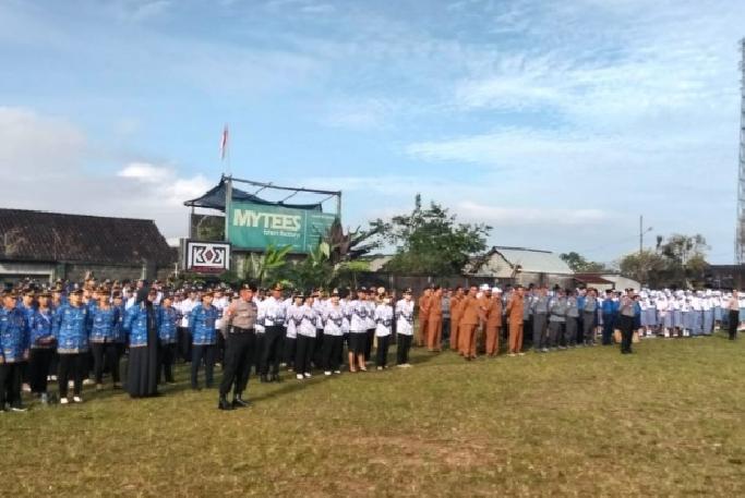 Koramil 1616/03 Tampaksiring Hadiri Upacara Proklamasi HUT ke-80 RI di Kecamatan Tampaksiring