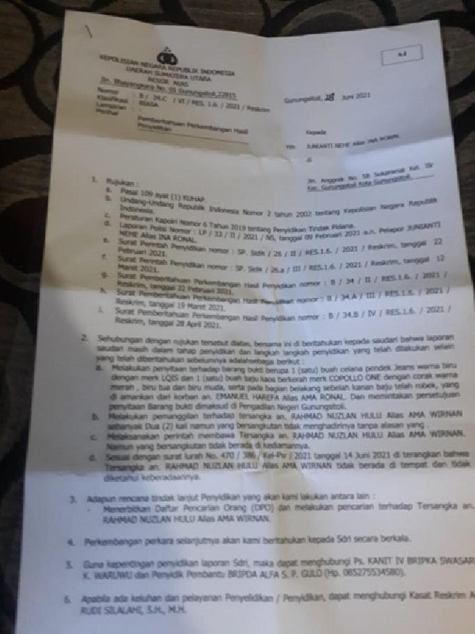 Pelaku  Harus Ditangkap dan Diberikan Hukuman Setimpal dengan Perbuatannya