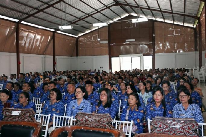 Tingkatkan Pelayanan, Bupati Taput Pimpin Rakor Pemerintahan