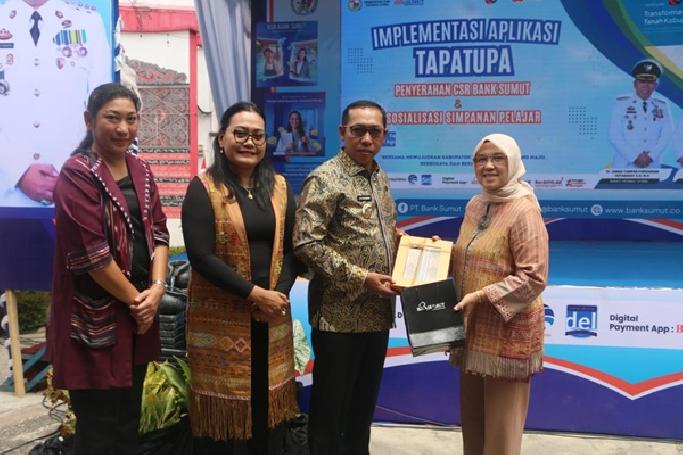 Bupati Taput Luncurkan Aplikasi TAPATUPA, Serahkan CSR dan Sosialisasi SIMPEL
