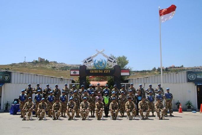 Wakil Komandan PMPP TNI Bangga Kepada Satgas SEMPU Kontingen Garuda UNIFIL