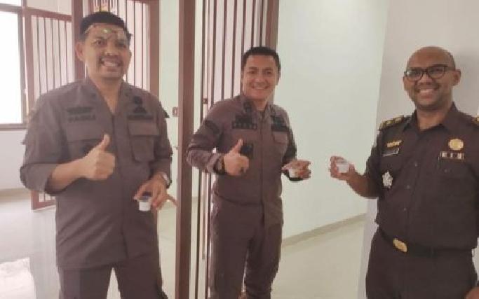 Kejari Lahat Gelar Tes Urine Bagi Seluruh Pegawai