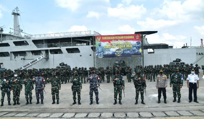 Tiba di Sumatera, Satgasrat Brigif Raider-9/DY Kostrad Siap Tempur