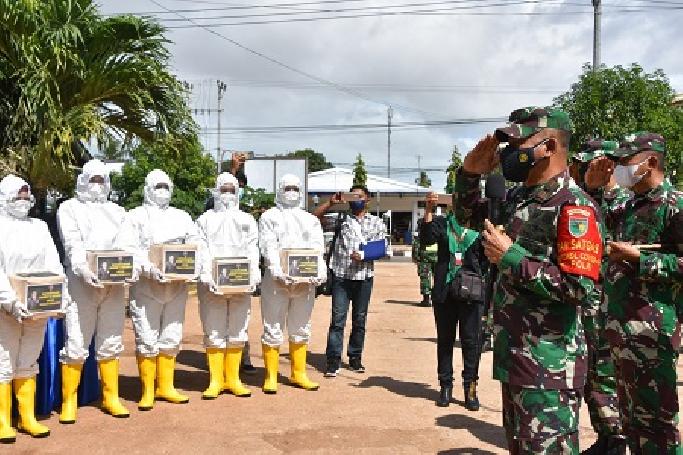 Danrem 174 Merauke Beri Apresiasi Nakes Selama Pelaksanaan Serbuan Vaksinasi
