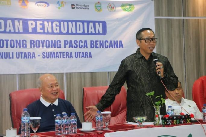 Bupati Taput Pimpin Undian 70 Huntap Adiankoting, Penentuan Rumah Dijamin Transparan