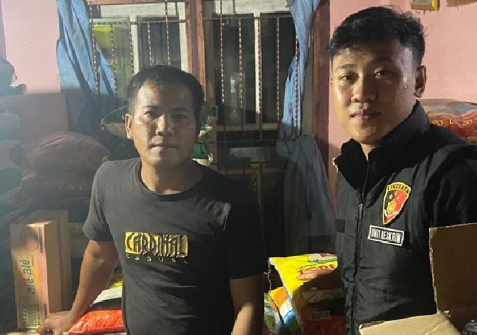 Polsek Batanghari Leko Pastikan Stok Beras di Muba Aman