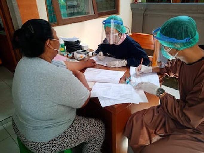 Polres Giayar Memaksimalkan Vaksin Lansia 