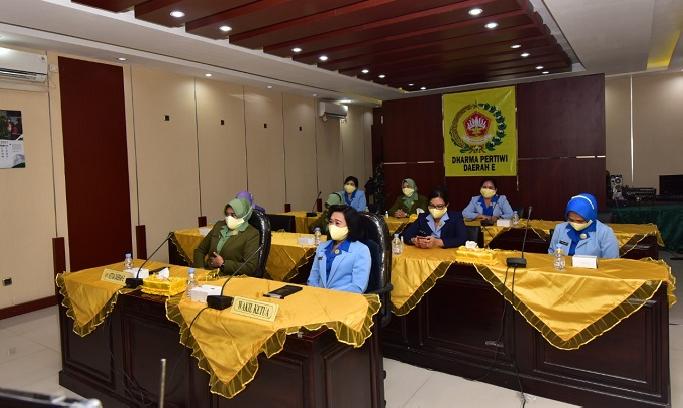 Sertijab Ketua Harian Dan Pengurus  Pusat Dharma Pertiwi Dilaksanakan Secara Virtual