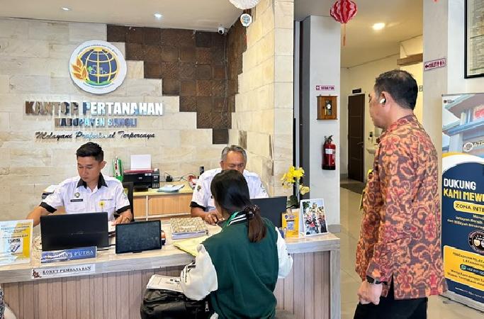 Office Tour dan Desk Evaluasi, Kantah Bangli Perkuat Komitmen Zona Integritas Menuju WBK