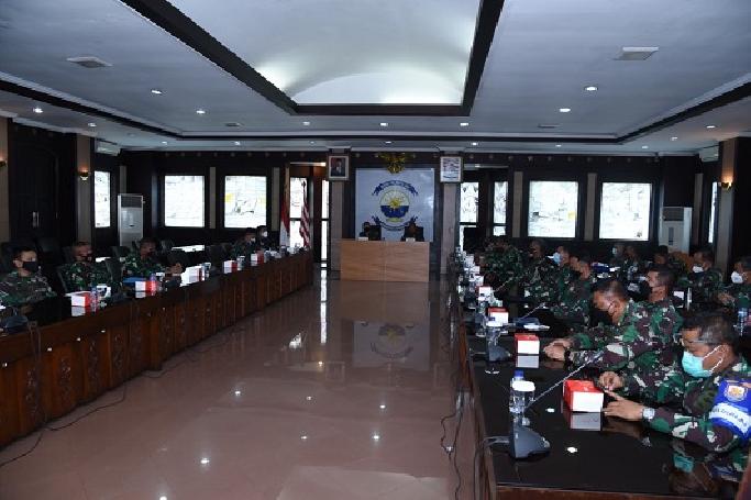 Kepala Staf Koarmada II Hadiri Entry Briefing Audit Itjen TNI