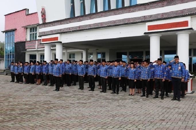 Pemkab Taput Gelar Upacara Peringatan Hari Otda ke 29