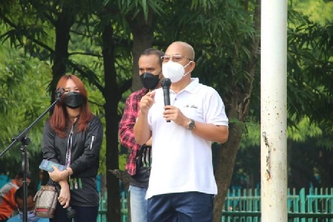 300 Pemuda Kota Bekasi Bersihkan Bangunan Monumental