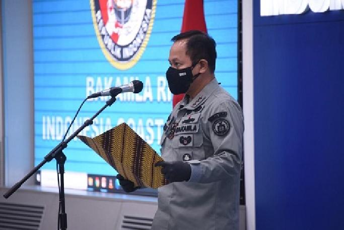 Laksma Daan Sulfi Resmi Jabat Direktur Operasi Udara Maritim Bakamla RI