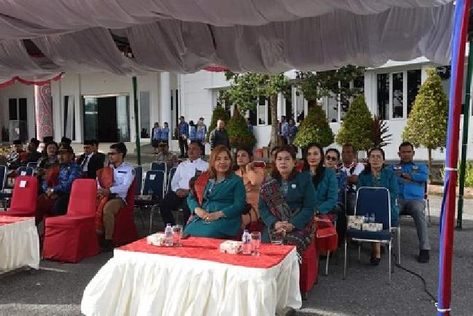 Peringatan Hari Lahir Pancasila, Pemkab Humbahas Gelar Upacara Bendera