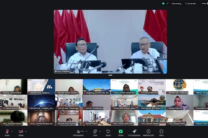 Kembangkan Dashboard SDM, Sekjen ATR/BPN: Mutasi dan Promosi Pegawai Lebih Efektif