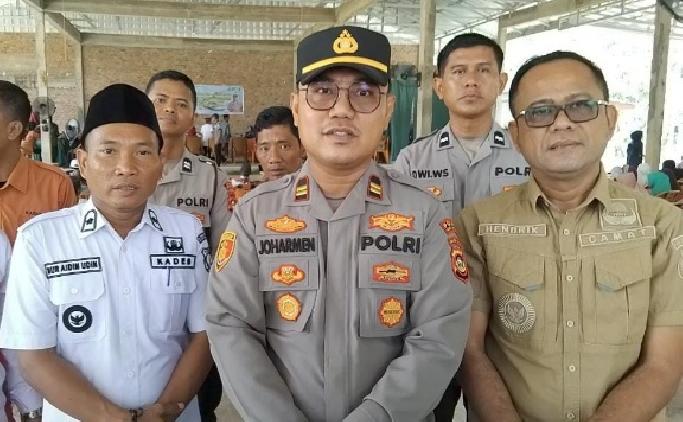 Polsek Sanga Desa Gandeng Dinkes Propinsi Sumsel Gelar Pengobatan Gratis dan Dokling 