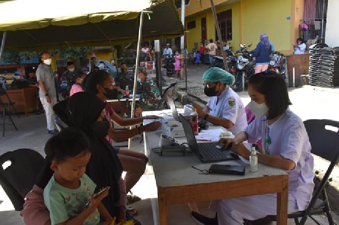 Kodam XVII/Cenderawasih Terus Gencarkan Serbuan Vaksinasi