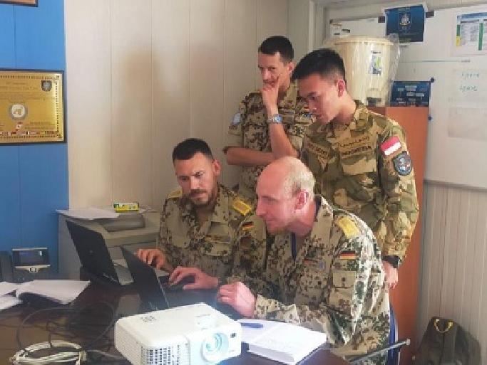 KRI SIM-367 Andil dalam Pembentukan Command Center UNIFIL MTF-NCO