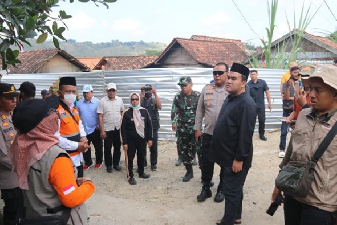 Bupati dan Kapolres Blora Tinjau Lokasi Kebakaran Sumur Minyak