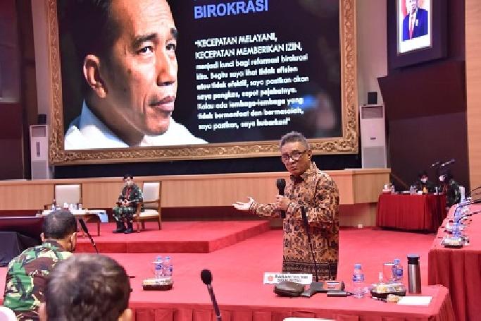 Rakor Reformasi dan Birokrasi TNI Tahun 2021 di Buka