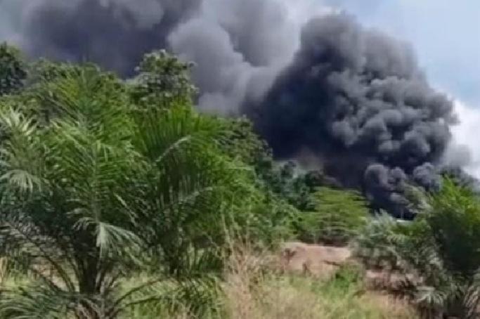Penyulingan Minyak Ilegal di Muba Terbakar, Pemilik Ditangkap Polisi