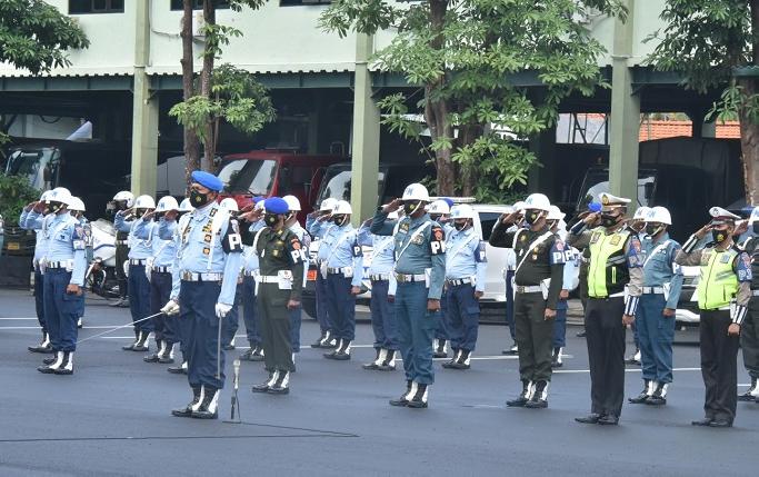 Pangkoarmada II Hadiri Upacara Pembukaan Gelar Operasi Gaktib dan Yustisi