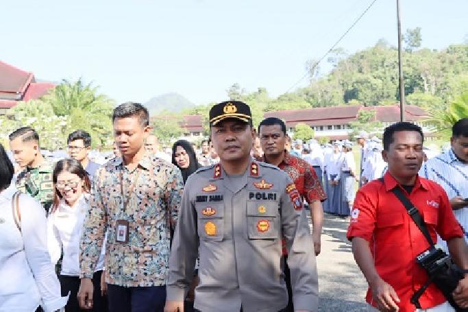 Kapolres Tapteng Hadiri Pembukaan Rakor Pendidikan SMA se-Sumut